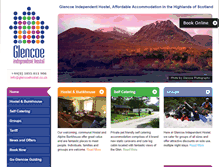 Tablet Screenshot of glencoehostel.co.uk